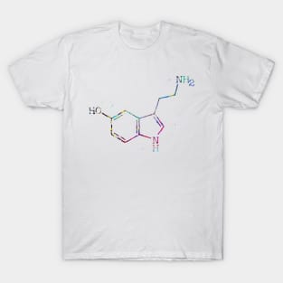 Serotonin Molecule T-Shirt